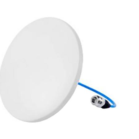 350 - 6000 MHz DAS Ultra-Wideband Slim Omni Antenna, Low PIM, SISO with N Female