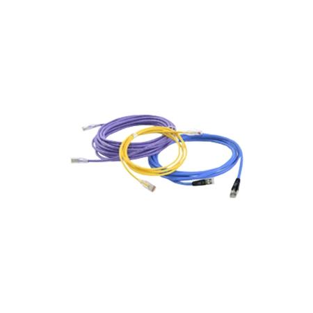 3 ft Cat 6 Unshielded Patch Cable with RJ45 - DB9 Female Connectors in Blue
