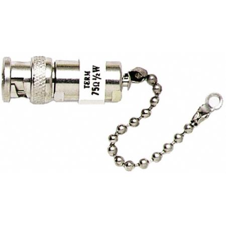 BNC Male Resistor Terminator Plug, 75 Ohm