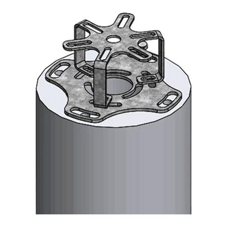 SMALL CELL, POLE TOP ANTENNA MOUNT