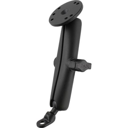 9 mm Angled Base, Long Double Socket Arm