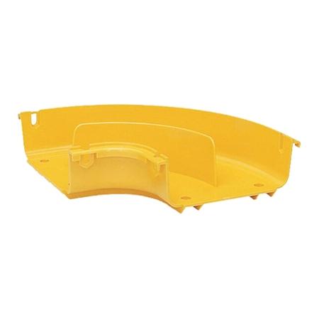 2in x 6in YEL FG 90 Deg Horizontal Elbow