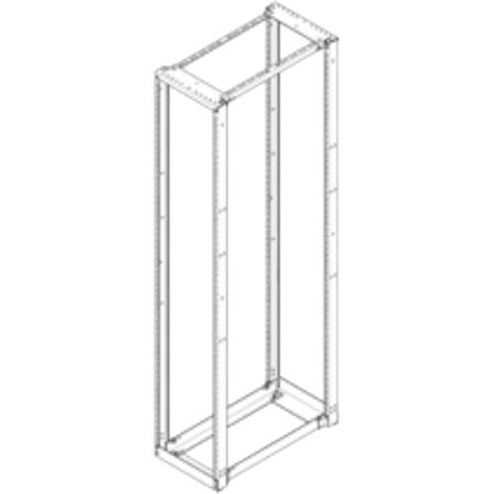 19" FOUR-POST ADJUSTABLE DEPTH EQUIPMENT RACK