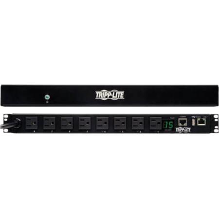 12' 1.4kW Single-Phase PDU, (8) 120V Outlets,