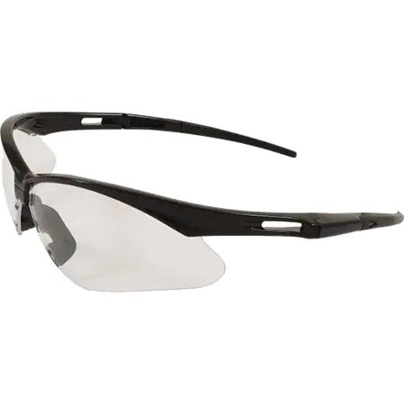 BLK FRM A/S CLR LENS PS ANSER SFTY GLS