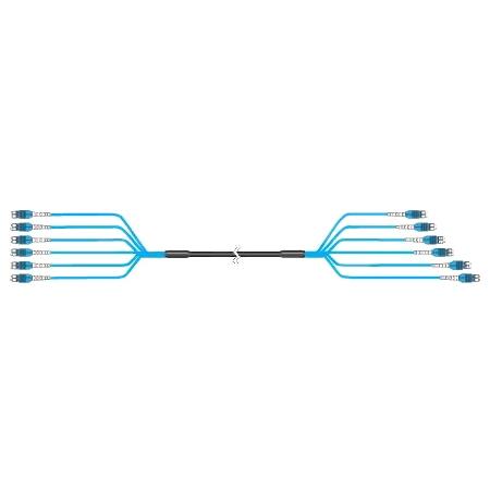 40' HELIAX FiberFeed Direct Trunk, 12 OM4