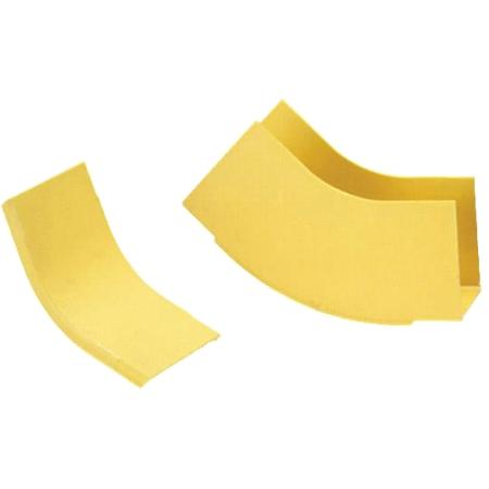 FiberGuide 45° Up Elbow Kit, 2 in x 2 in, yellow