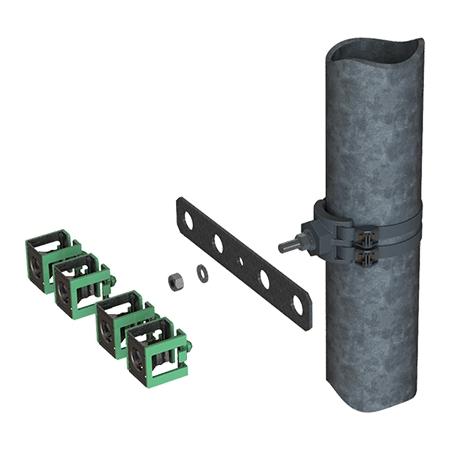 4-Hole PIM Shield Stainless Steel Cable Support Bar