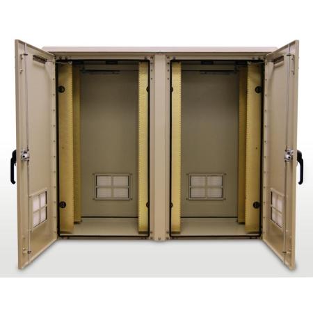 50H x 59W x 25D in (2) Bay Outdoor Enclosure