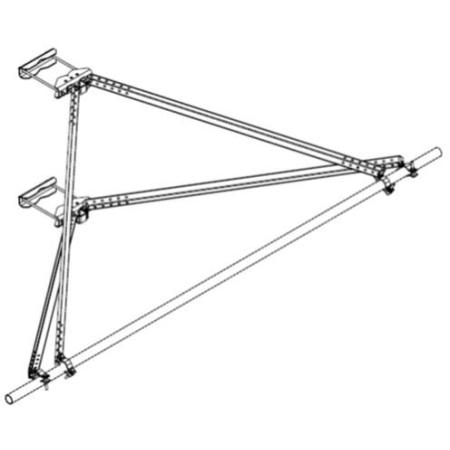 Dual Adjustable V-Stabilizer™ for a Tower