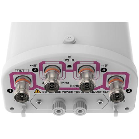 4x 3100 - 4200 MHz Sector Antenna with 4x 4.3-10 Female Connectors, 65 Deg HPBW