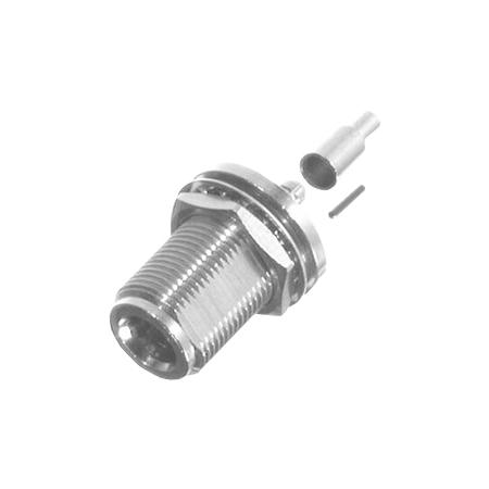N Female Crimp Bulkhead Connector for LMR®-200