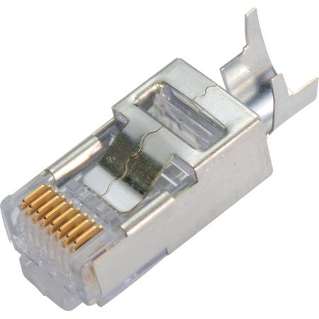 Cat6 Shielded Modular Plug, for Large OD Conductor