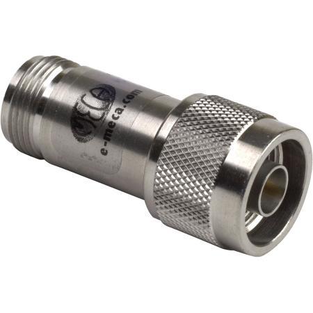 2 W 25 dB DC - 4 GHz Fixed Attenuator with N Male - N Female Connectors