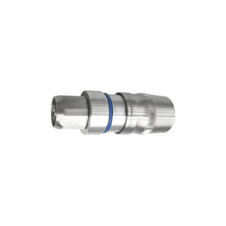 N Male Straight Connector, 50 Ohm for 1/2 in Annular AXP Cable
