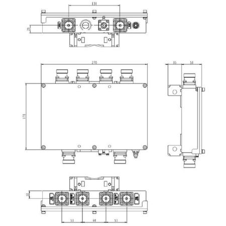 Twin TMA WCS with 700-850 Bypass AISG