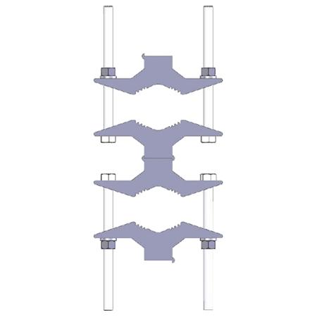Clamp for 2.88-4.5" to 2.88-4.5"