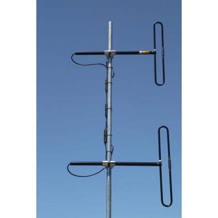110 - 138 MHz 3 - 5.6 dBd 2 Element Dipole Array Antenna with N Male Connector