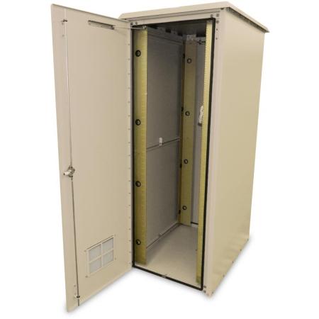 78Hx30Wx34D in (1) Bay Outdoor Cabinet, Cream UL50