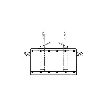 Anchor Base for Tower Section 8 Base.