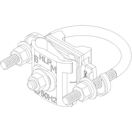 Bi-Metal U-Bolt Pipe Clamp 1.5/2