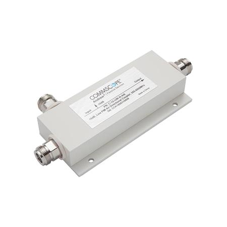 555 – 6000 MHz 10 dB Air Directional Coupler in White, N Female, Trimetal