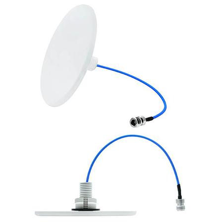 Ultra Low Profile, Low PIM Indoor Ceiling Mount Antenna with N Female Connector