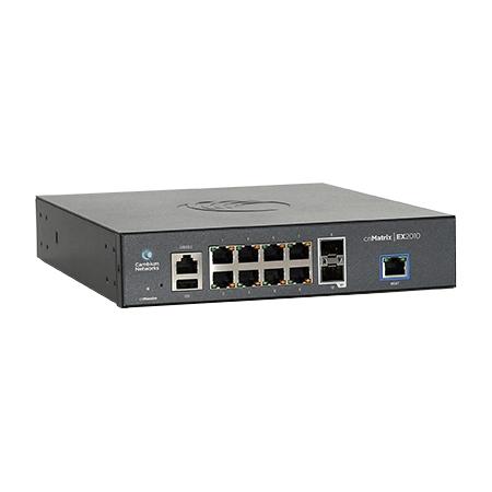 Ethernet PoE Switch, 8 1G and 2 SFP fiber ports