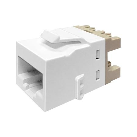 Uniprise UKJ Mod Jack RJ45 Cat6 Unshielded White