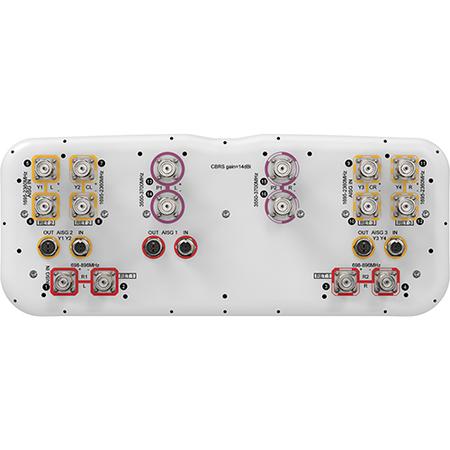 4x 698 - 896, 8x 1695 - 2360, 4x 3550 - 3700 MHz Sector Antenna with 16x 4.3-10 Female Connectors, 65 Deg HPBW