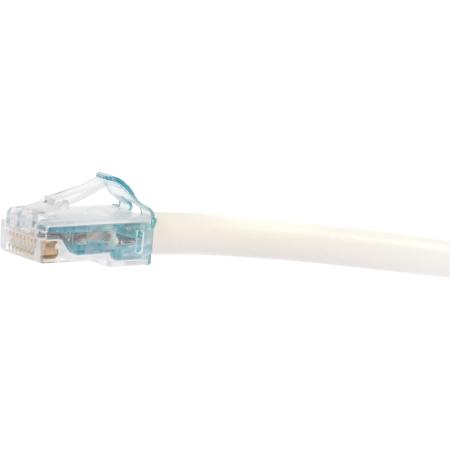 Ultra 10® Cat6A U/UTP Patch Cord, White, 1'