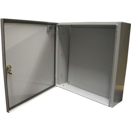 2-Gang Weatherproof Blank Cover- Gray