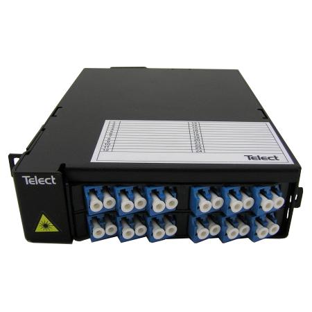 TELECT 24 PORT FIBER OPTIC PATCH MODULE LC/UPC