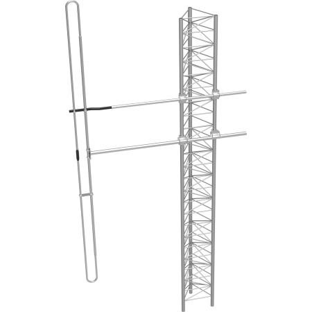47-50 MHz Low Band Exposed Dipole Antenna, 2.5 dB
