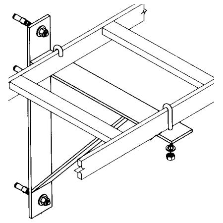 Overhead Power Cable Support, 3/8" 1-1/2" Stringer