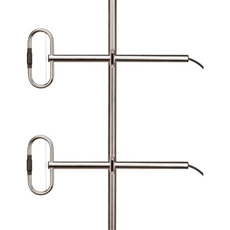 UHF Dual Bay Dipole Antenna with N Male