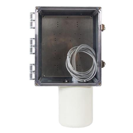 12 x 10 x 6 in NEMA 4X Enclosure with Integrated Omni Antenna and 4 RPTNC Connectors