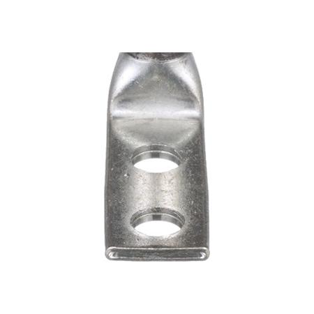Two-hole standard barrel lug 1/4 in stud hole Gray