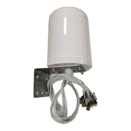 2.4/5/6 GHz 6 dBi Wi-Fi Omni Antenna with 8 RPTNC Male Connectors