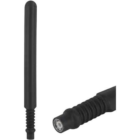698 - 960, 1710 - 2700 MHz 0 - 2 dBi Typical Heavy Duty Flexible Mobile Antenna with TNC Male in Black