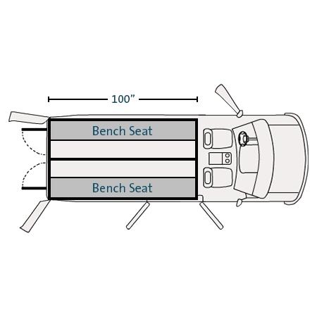 Prisoner Transport Insert 2015-2019 Ford Transit