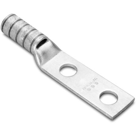 2-Hole Short Lug for 4/0 Wire w/ 1/4" Studs