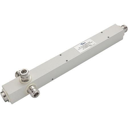 340 - 3800 MHz Three-Way Low PIM Reactive High Power Splitter with N Female Connectors