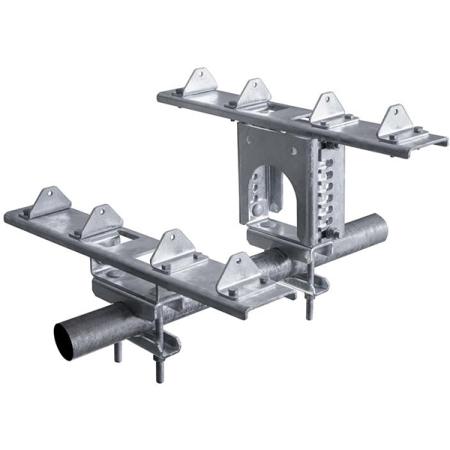 Side-By-Side Mounting Kit to Mount 2 Antennas on a Pipe, 2.375 - 4.5 in Diameter