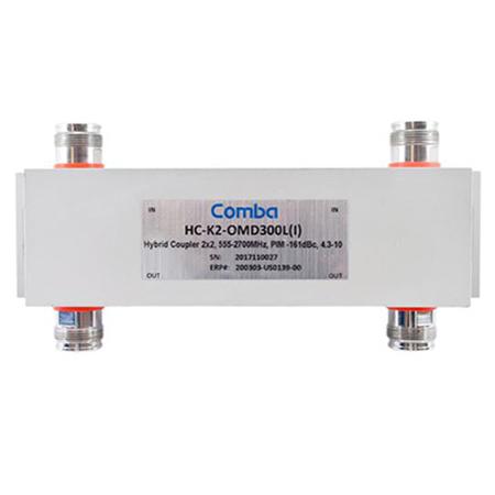 555-2700MHz 2x2 hybrid combiner. 4.3-10/F