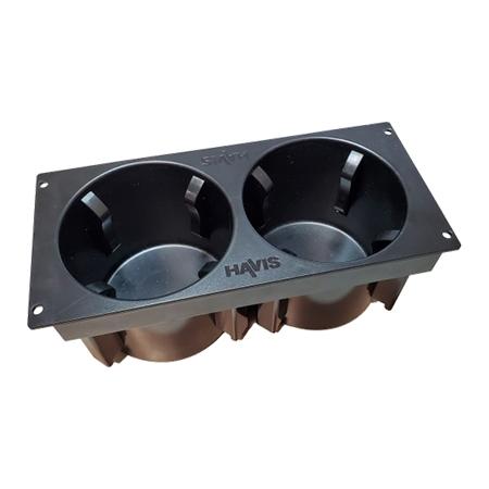 Self-Adjusting Double Cup Holder