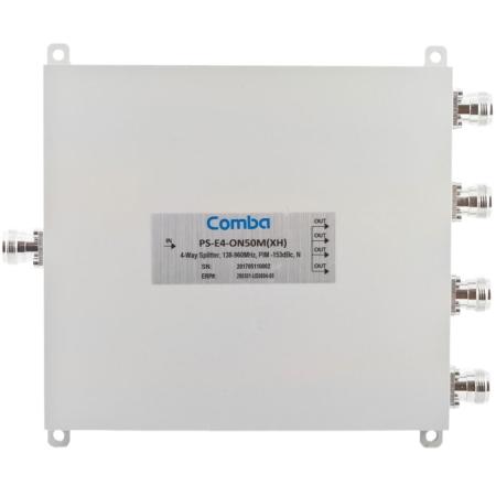 138-960MHz 4-Way Splitter, Wilkinson, 50W, N/F