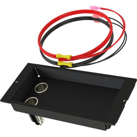 1x3.5x7 in CONT TRAY W/2x12V 4 in Plate.