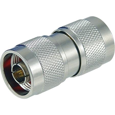Coaxial Barrel Adapter, Type N Male / Male