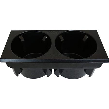 Internally Mounted Self-Adjusting Double Cup Holder